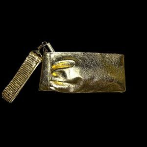 Fashion express Elegant Gold Wristlet Clutch
